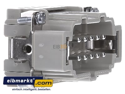 Ansicht rechts Harting 09 33 010 2616 Stifteinsatz Han 10 ES-M 