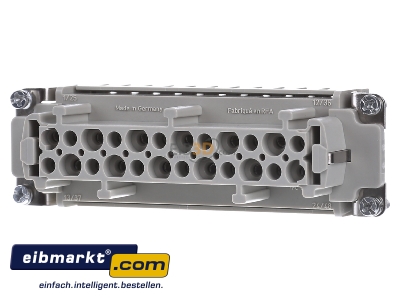 Front view Harting 09 33 024 2716 Bus insert for connector 24p
