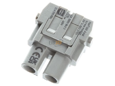 Ansicht oben vorne Harting 09 14 002 2701 Buchseneinsatz Axialschraubanschlu� 