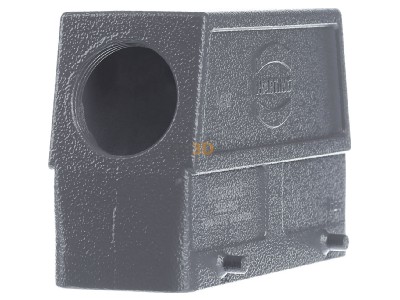 View on the left Harting 19 30 024 0527 Plug case for industry connector 
