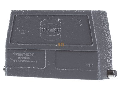 Frontansicht Harting 19 30 024 0547 Tllengehuse HAN 24B-GS-R-M32 