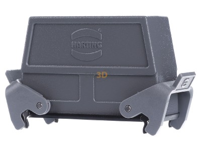Ansicht hinten Harting 19 30 024 0737 Kupplungsgehuse Han 24B-kg-QB-M32 