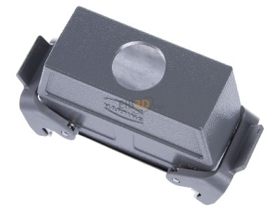Ansicht oben hinten Harting 19 30 024 0737 Kupplungsgehuse Han 24B-kg-QB-M32 