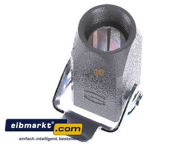 View up front Harting 19 20 003 1750 Coupling housing for industry connector - 
