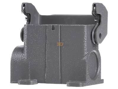 Back view Harting 19 20 010 0251 Socket case for industry connector 
