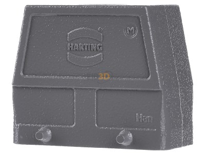 Frontansicht Harting 19 30 016 0427 Tllengehuse Han 16B-gg-M32 