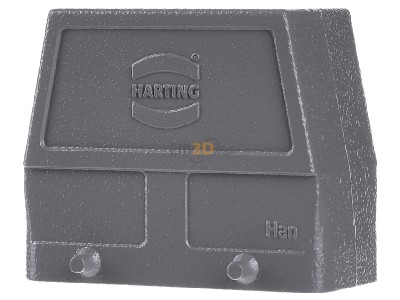 Ansicht hinten Harting 19 30 016 0427 Tllengehuse Han 16B-gg-M32 