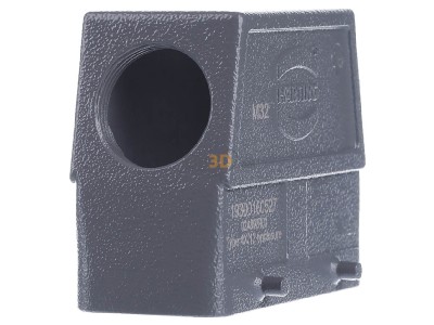 Ansicht links Harting 19 30 016 0527 Tllengehuse HAN 16B-GS-M32 