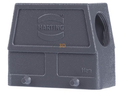 Ansicht hinten Harting 19 30 016 0527 Tllengehuse HAN 16B-GS-M32 
