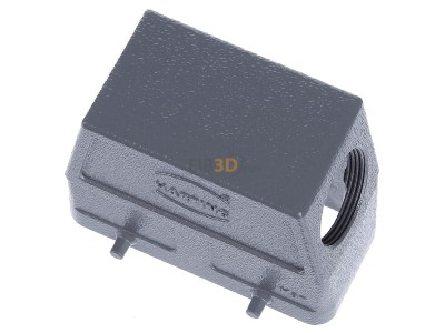 Ansicht oben hinten Harting 19 30 016 0527 Tllengehuse HAN 16B-GS-M32 