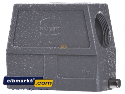 Frontansicht Harting 19 30 016 0547 Tllengehuse HAN 16B-GS-R-M32 