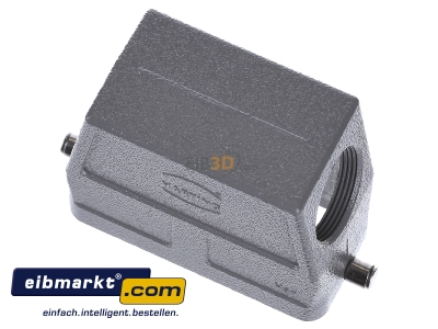Ansicht oben vorne Harting 19 30 016 0547 Tllengehuse HAN 16B-GS-R-M32 