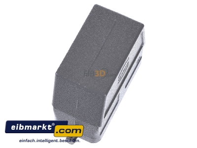 Ansicht oben links Harting 19 30 016 0547 Tllengehuse HAN 16B-GS-R-M32 