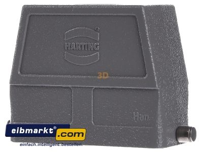 Ansicht hinten Harting 19300160447 Tllengehuse HAN 16B-GG-R-M32 19 30 016 0447