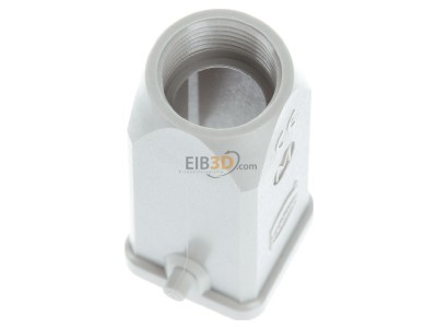 Ansicht oben links Harting 19 20 003 0420 Tllengehuse Kunststoff HAN-3A-GG M20 gr 