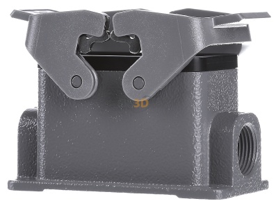 Back view Harting 19 30 010 1270 Socket case for industry connector 
