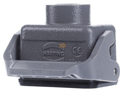 Back view Harting 19 30 006 1750 Coupling housing for industry connector 
