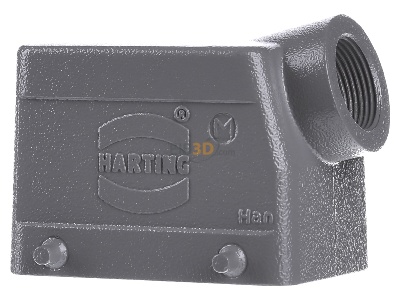 Ansicht hinten Harting 19 20 032 1521 Tllengehuse M25 