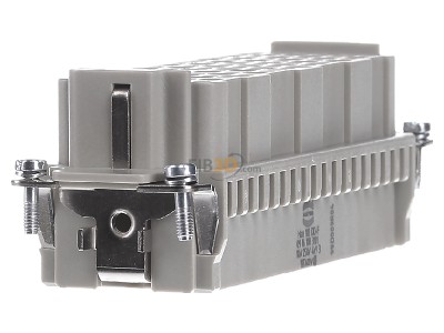 View on the left Harting 09 16 108 3101 Socket insert for connector 108p 
