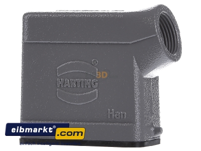 Ansicht hinten Harting 19200101540 Tllengehuse HAN 10 A-GS-M20 19 20 010 1540