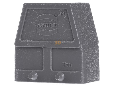 Ansicht hinten Harting 19 30 010 0527 Tllengehuse HAN 10B-GS-M32 