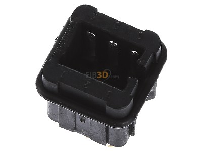 Top rear view Harting 09 70 006 2616 Insert insert for connector 6p 

