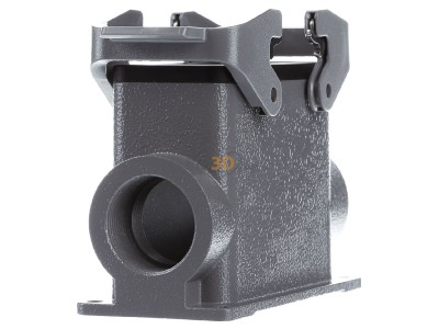 Ansicht links Harting 19 30 016 0272 Sockelgehuse Han 16B-asg2-QB-M32 