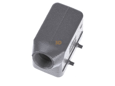 Ansicht oben links Harting 19 30 010 1521 Tllengehuse Han 10B-gs-M25 