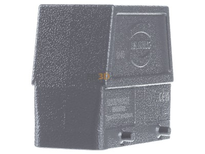 Ansicht links Harting 19 30 016 0428 Tllengehuse gerader Kabelausgang 