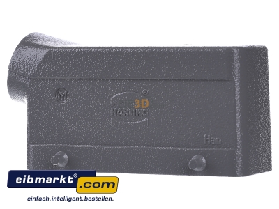 Frontansicht Harting 19 30 024 1522 Tllengehuse Han 24B-gs-M32 