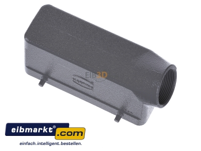 Ansicht oben hinten Harting 19 30 024 1522 Tllengehuse Han 24B-gs-M32 
