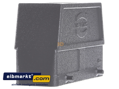 Ansicht links Harting 19 30 024 0428 Tllengehuse gerader Kabelausgang 