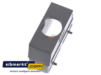 Ansicht oben links Harting 19 30 024 0428 Tllengehuse gerader Kabelausgang 