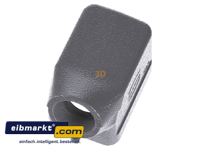 Ansicht oben links Harting 19300061541 Tllengehuse HAN 6B-GS-M25 19 30 006 1541