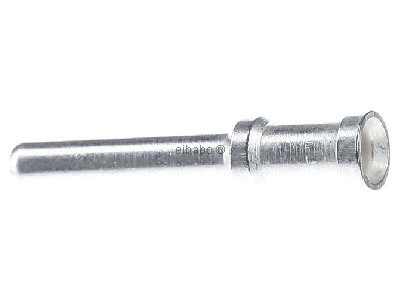 View on the left Harting 09 32 000 6108 Pin contact for connector 
