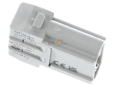 Ansicht oben links Harting 09 14 002 2602 Stiftmodul Axial 6-10qmm 