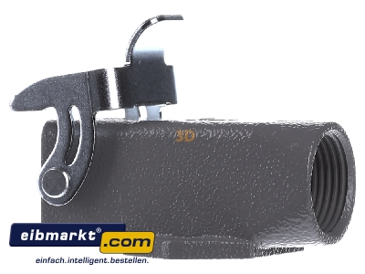 Frontansicht Harting 19 20 003 1252 Sockelgehuse 