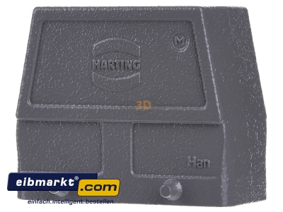 Ansicht hinten Harting 19 30 016 0466 Tllengehuse Gr.16,2x25M 