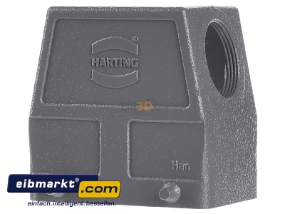 Ansicht hinten Harting 19 20 032 0527 Tllengehuse M32 