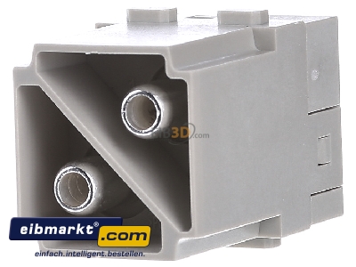 Back view Harting 09 14 002 2651 Pin insert for connector 2p - 
