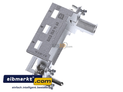 Ansicht oben links Harting 09 14 010 0313 Gelenkrahmen fr 3 Module 