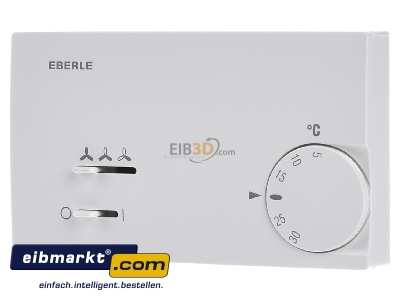 Frontansicht Eberle Controls KLR-E 7011 Raumtemperaturregler f.Klimatisierung 