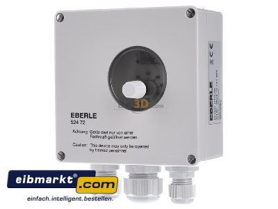 Frontansicht Eberle Controls 052472141894 Temperaturregler UTR 60