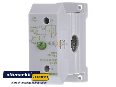 Front view Eberle Controls ELAR-20 Load shedding relay 2...20A - 
