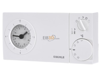 Front view Eberle easy 3 ST Room clock thermostat 
