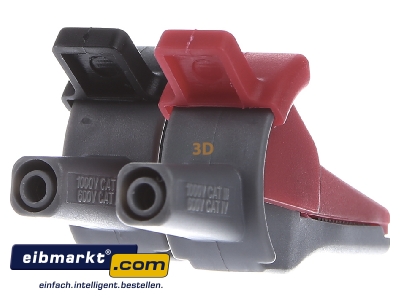 Ansicht rechts Fluke KS4L-Set Krokodilklemmensatz 94mm 