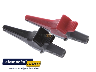 Ansicht oben vorne Fluke KS4L-Set Krokodilklemmensatz 94mm 