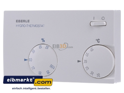 Frontansicht Eberle Controls HYG-E 7001 rw Hygrostat 