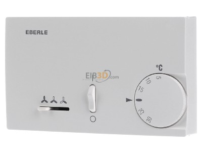 Frontansicht Eberle KLR-E 7203 Raumtemperaturregler mit Neutralzone 