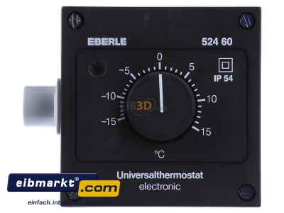 Frontansicht Eberle Controls AZT-A 524 410 Allzweckthermostat 